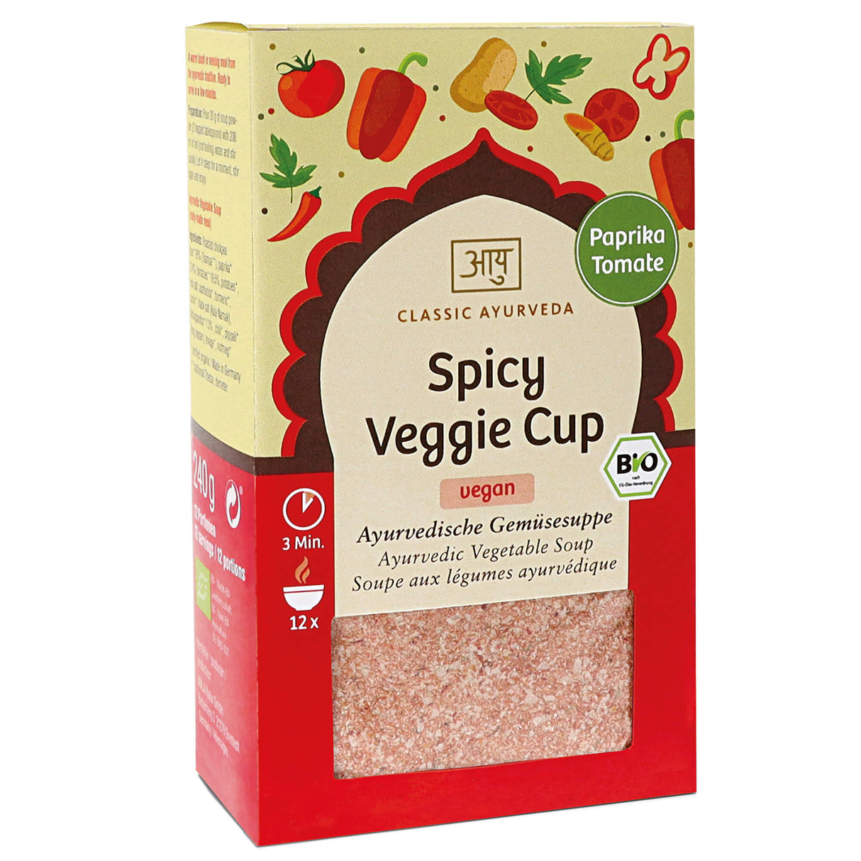 Bio Spicy Veggie Cup, 240 g - YOGISHOP