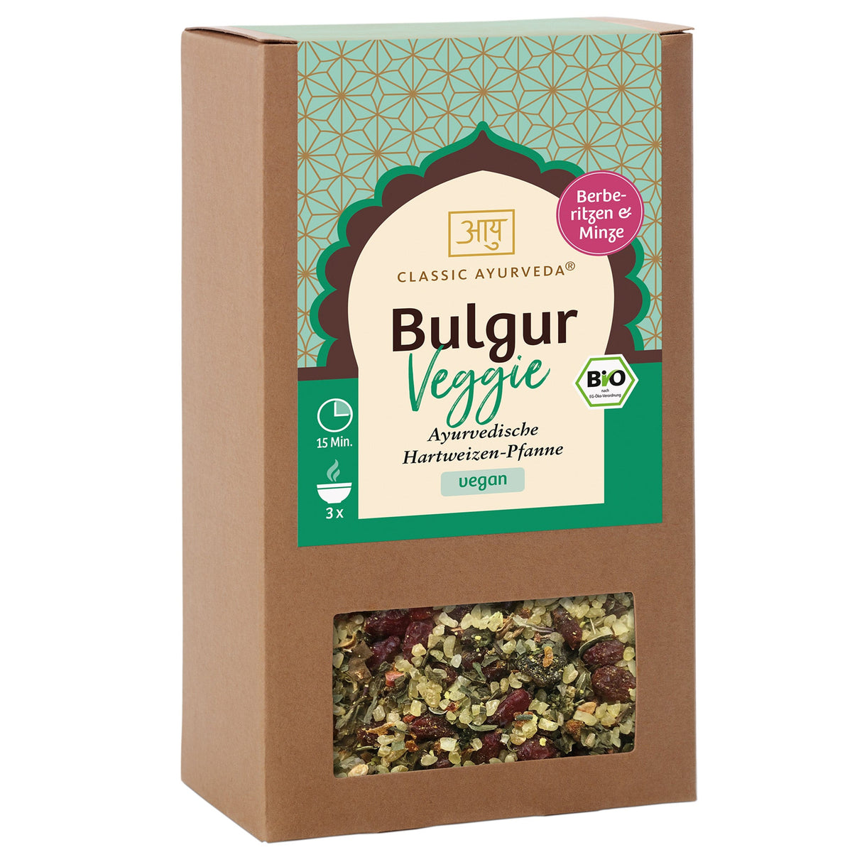 Organic Ayurvedic Bulgur Veggie, 240 g