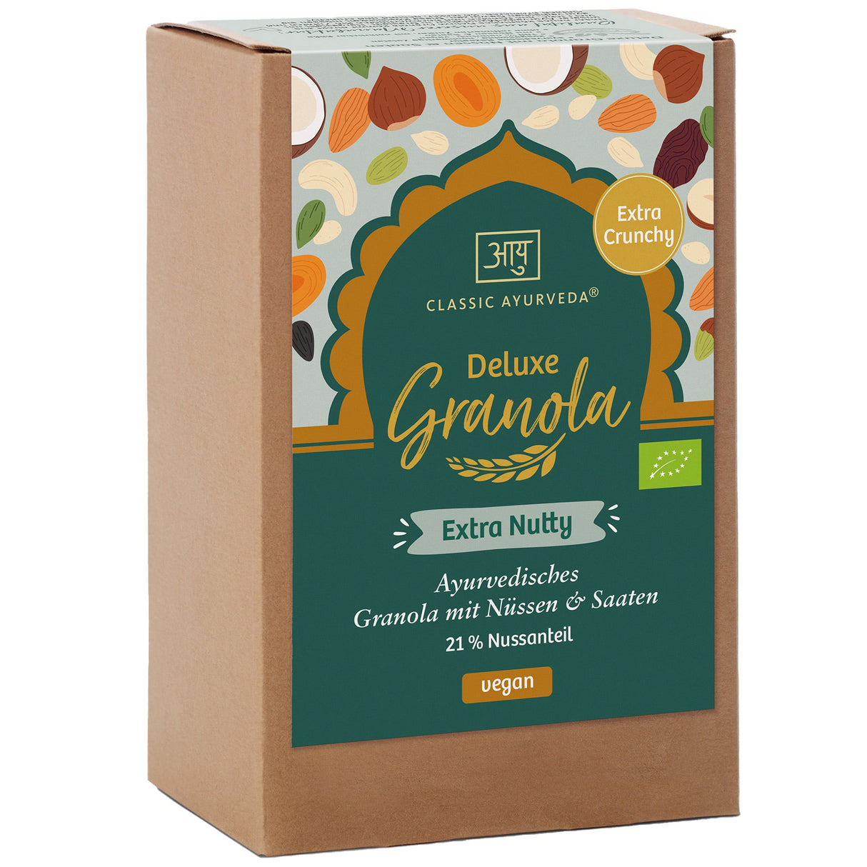 Organic Deluxe Granola Extra Nutty, 320 g