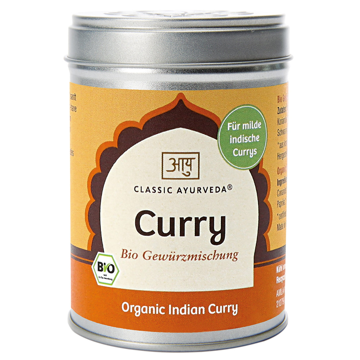 Organic Curry Spice Mix, 80 g