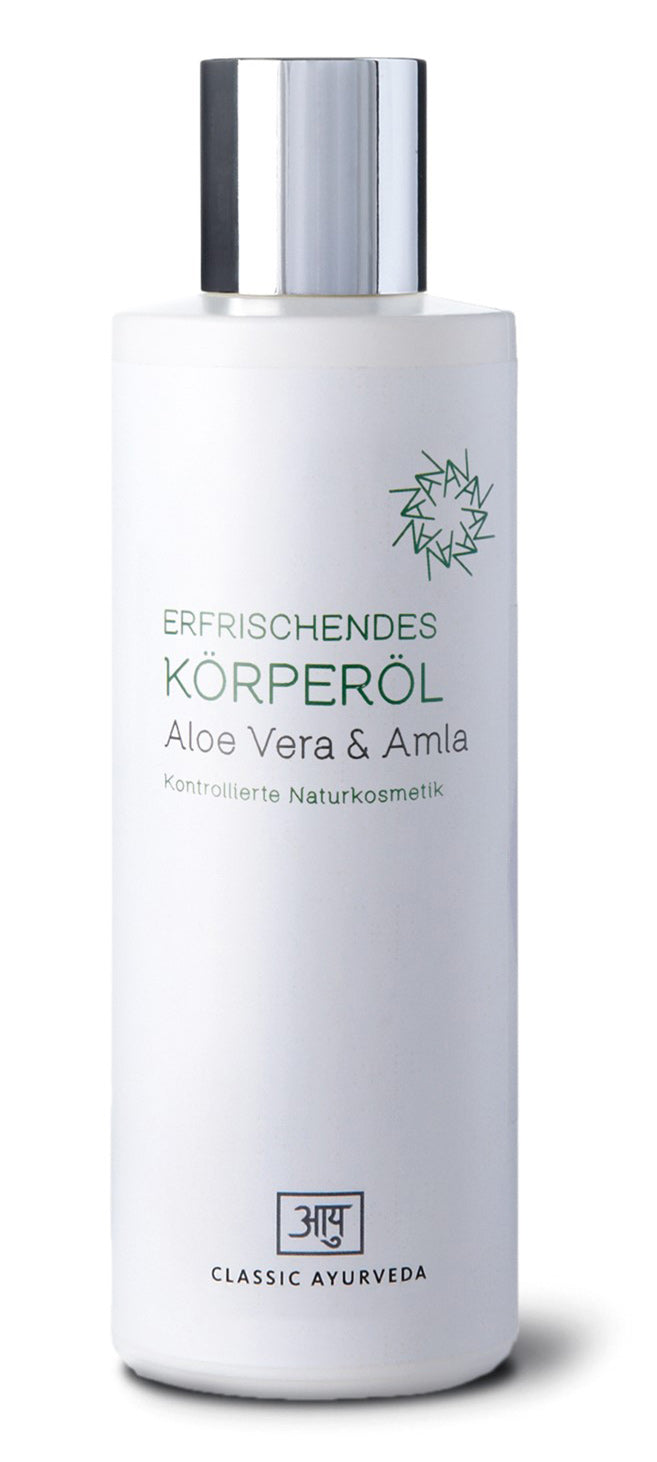 Erfrischendes Körperöl Aloe Vera & Amla, 200 ml - YOGISHOP