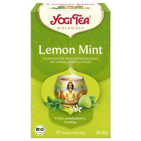 Bio Lemon Mint Teemischung, 30,6 g - YOGISHOP