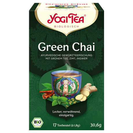 Bio Green Chai Teemischung, 30,6g - YOGISHOP