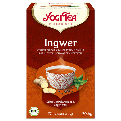 Bio Ingwer Teemischung, 30,6 g - YOGISHOP