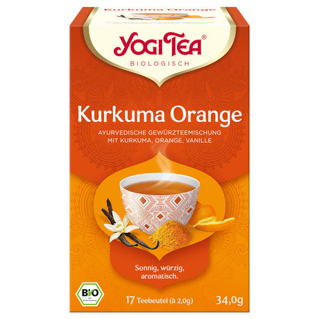 Bio Kurkuma Orange Teemischung, 34 g - YOGISHOP