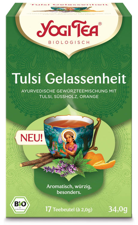 Bio Tulsi Gelassenheit Teemischung, 34 g - YOGISHOP