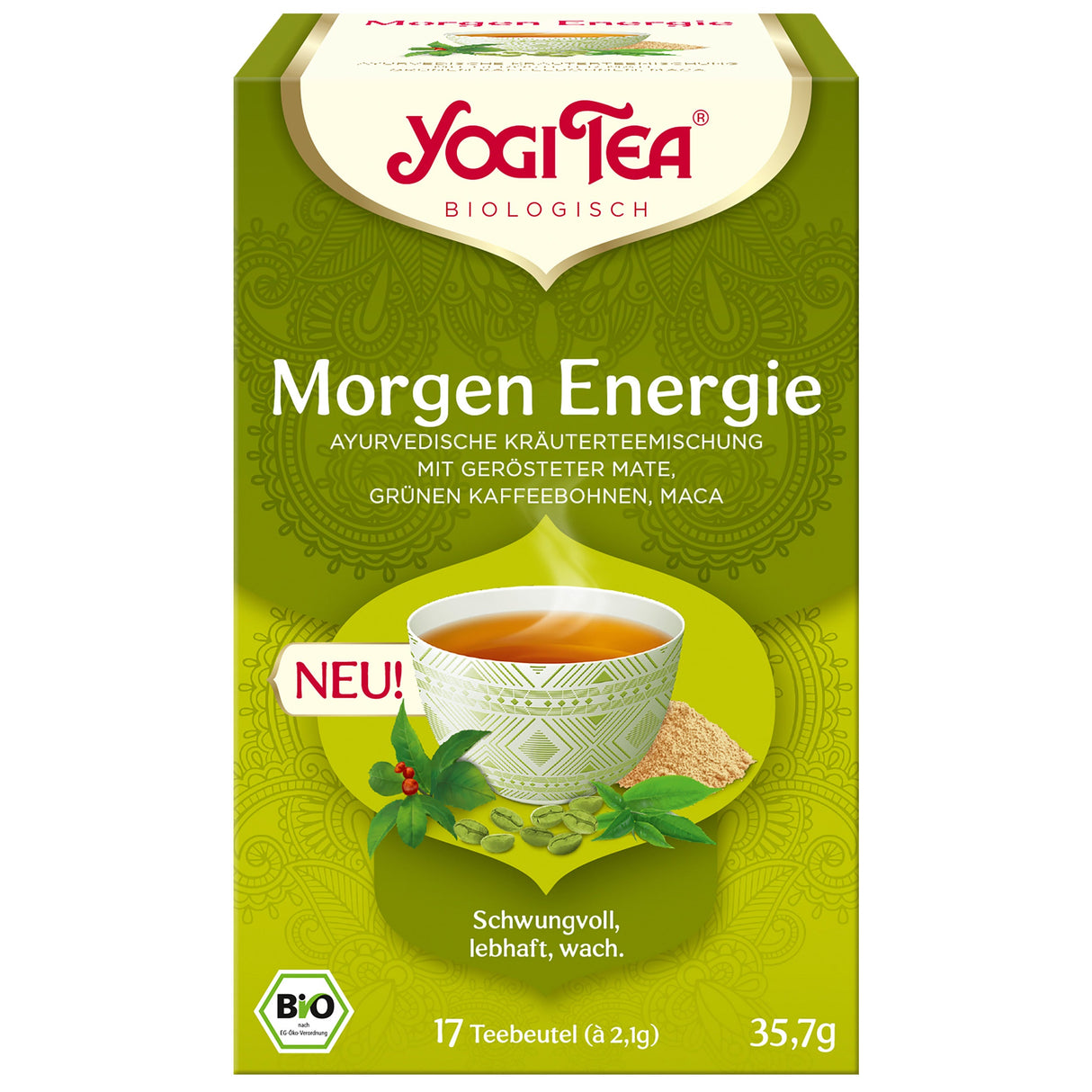 Organic Morning Energy Tea Blend, 34 g