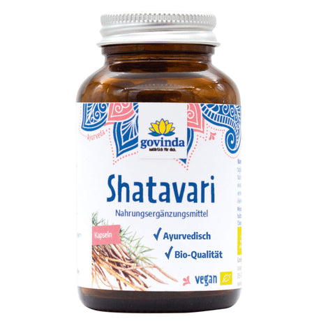 Bio Shatavari Kapseln, 45 g - YOGISHOP