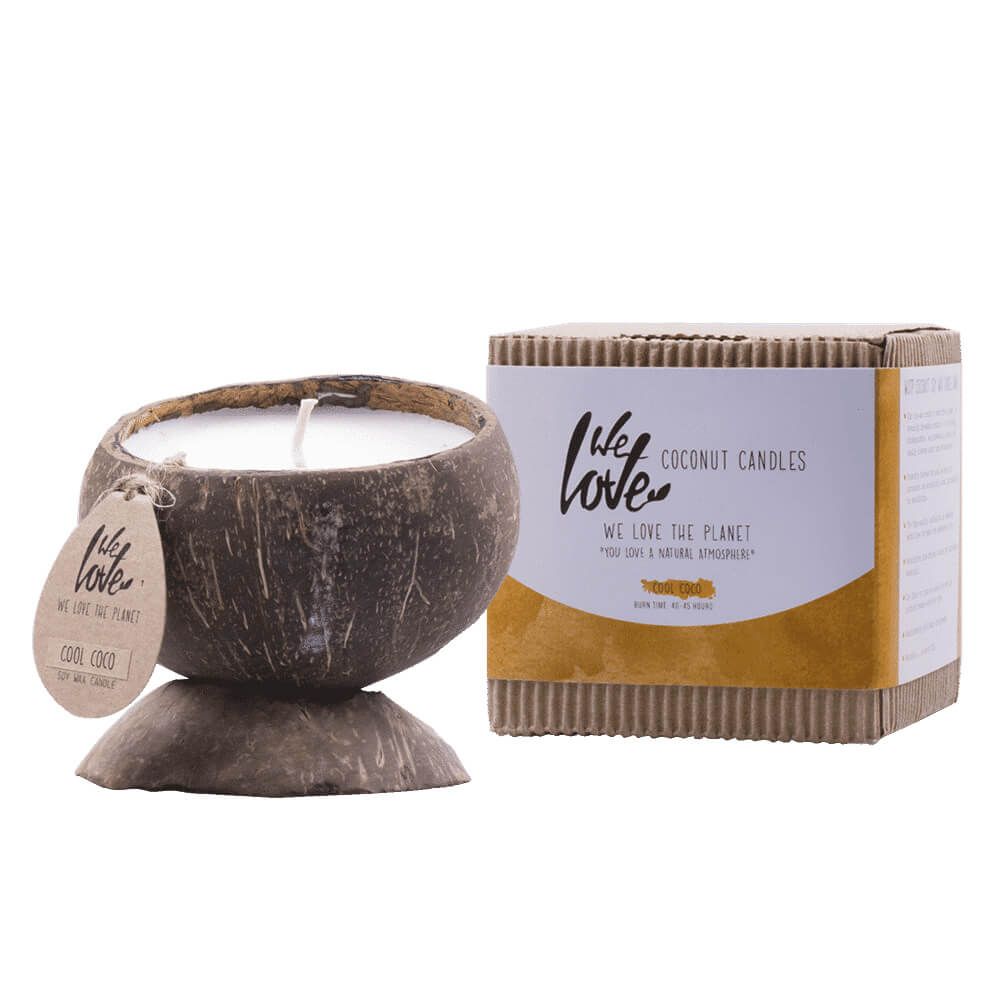 Kokosnuss Sojawachskerze - Cool Coconut, 200 g - YOGISHOP