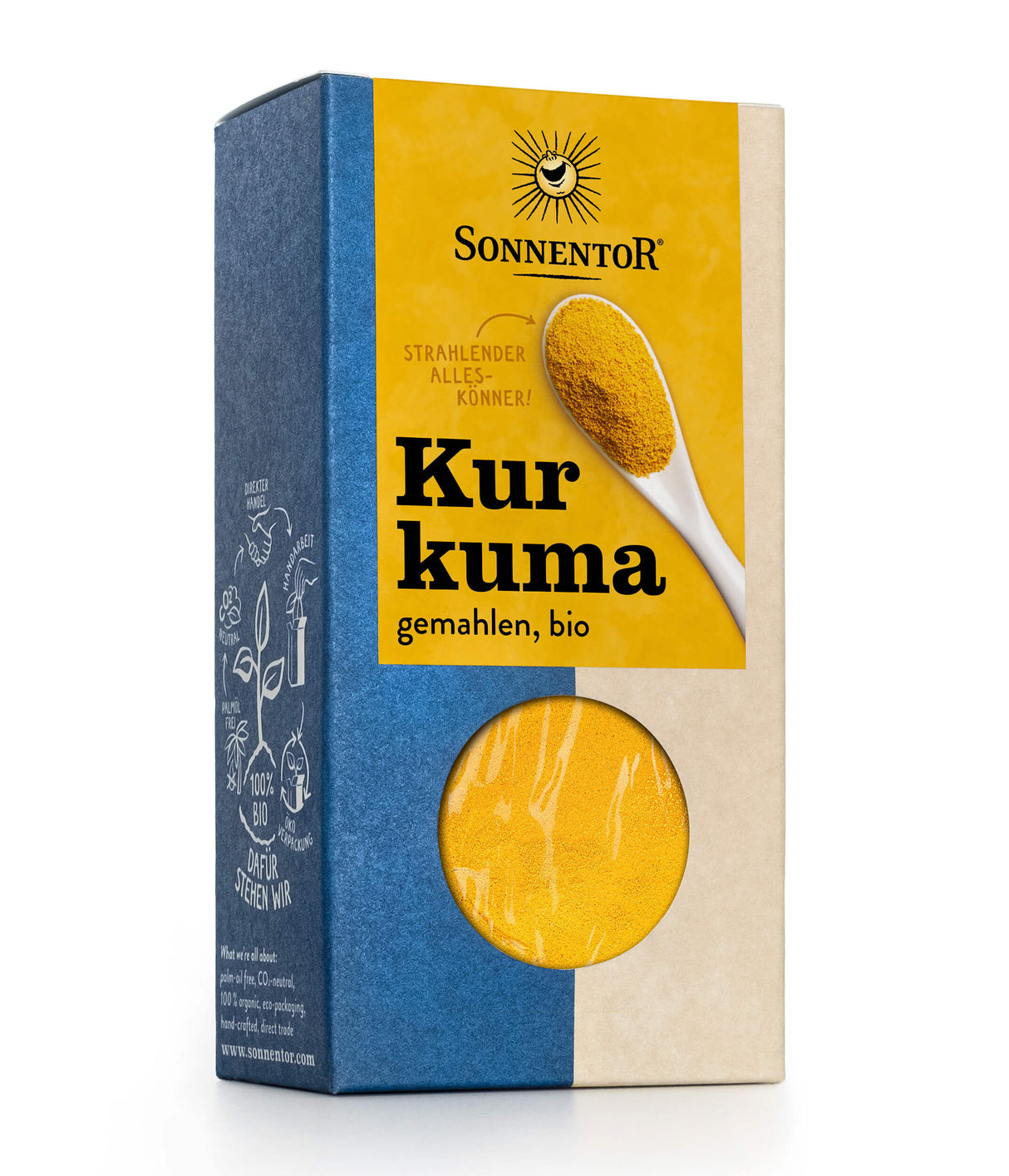 Bio Kurkuma (Gelbwurz), gemahlen, 40 g - YOGISHOP