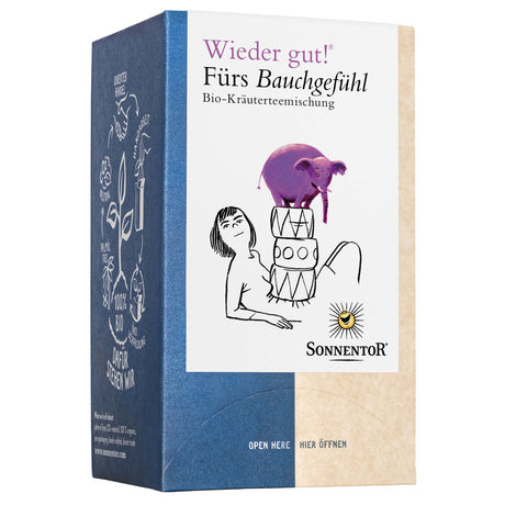 Bio Wieder-gut-Tee, Fürs Bauchgefühl, 18 x 1,5 g - YOGISHOP