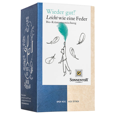 Bio Wieder-gut-Tee, Leicht wie eine Feder, 18 x 1,5 g - AYURDEVA