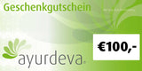 AYURDEVA-Geschenkgutschein - AYURDEVA