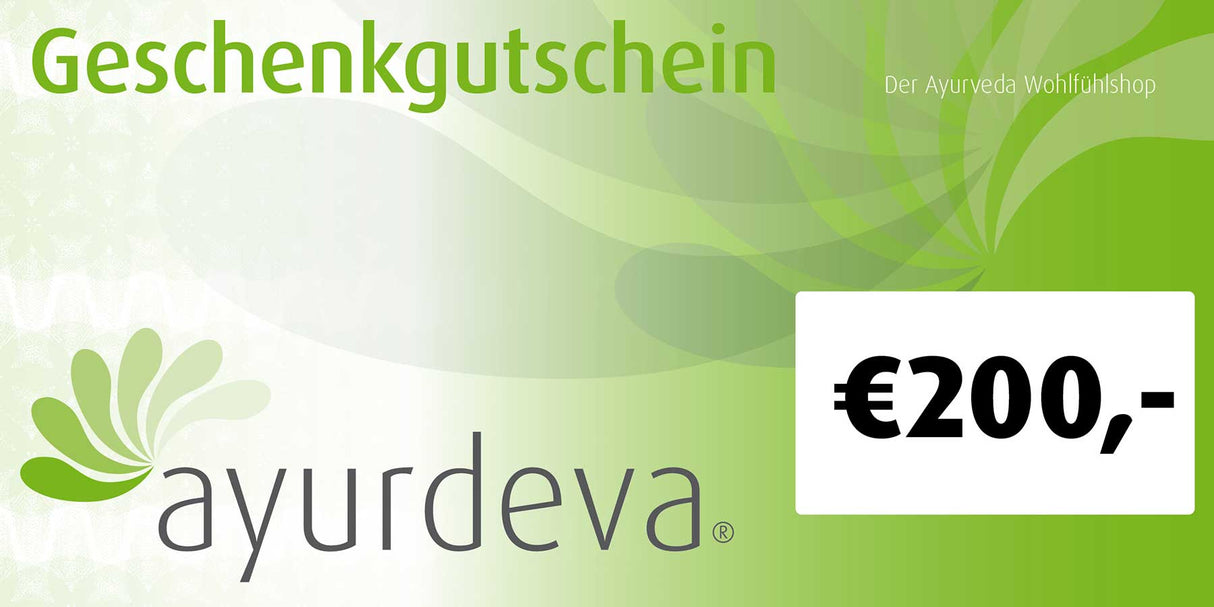 AYURDEVA-Geschenkgutschein - AYURDEVA