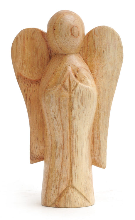 Betender Engel aus Holz - 35cm