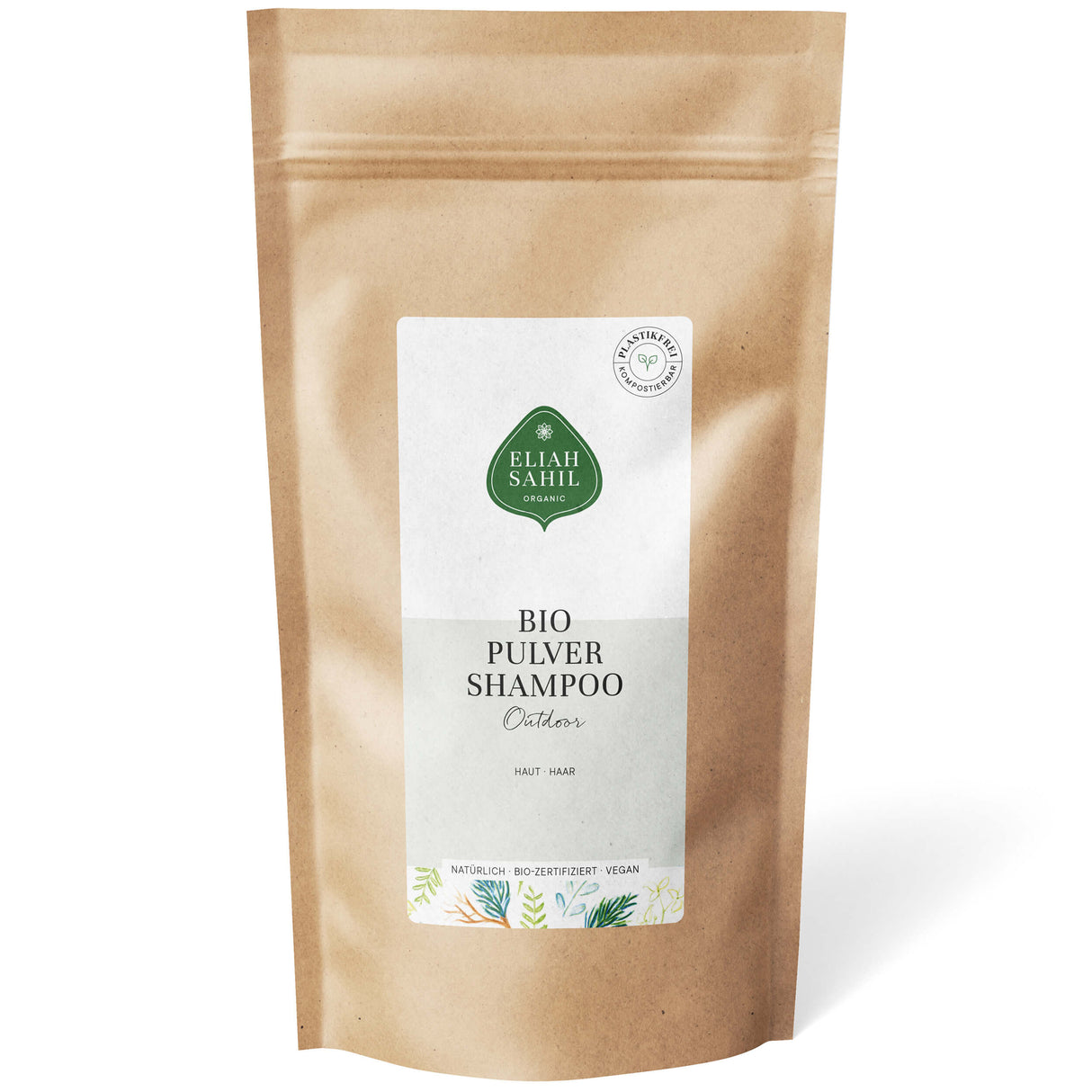 Bio Outdoor Shampoo Powder - Hair & Body, eco refill-bag, 500 g - YOGISHOP