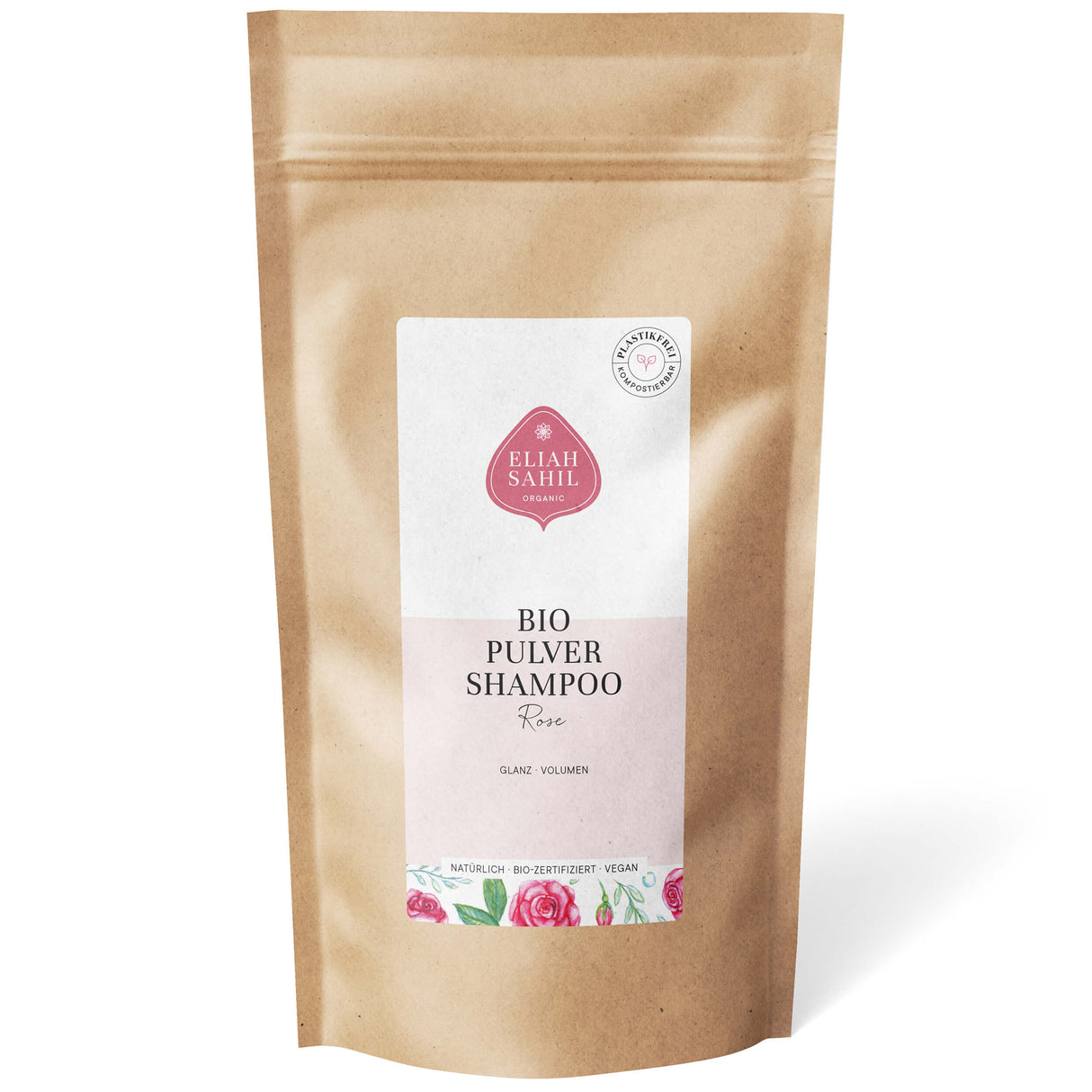 Bio Shampoo Powder - Rose-Proteine, eco refill-bag, 500 g