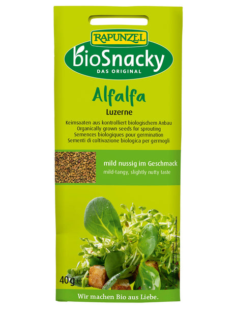 BioSnacky Keimsaat Alfalfa, 40 g - YOGISHOP