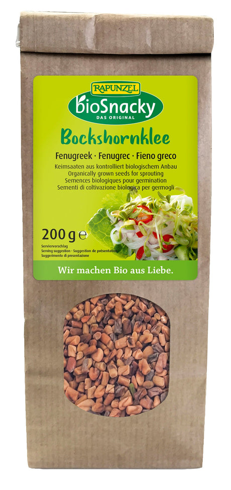 BioSnacky Keimsaat Bockshornklee, 200 g - YOGISHOP