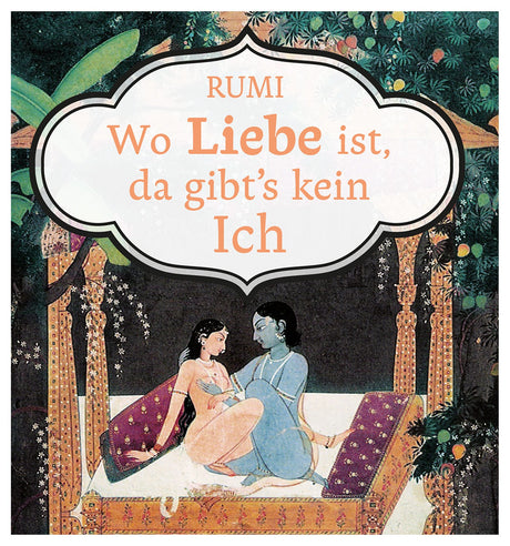 Mini-Heft "Wo Liebe ist, da gibts kein Ich" von Rumi - YOGISHOP