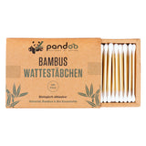 Wattestäbchen aus Bambus & Bio-Baumwolle, 200 St. - YOGISHOP