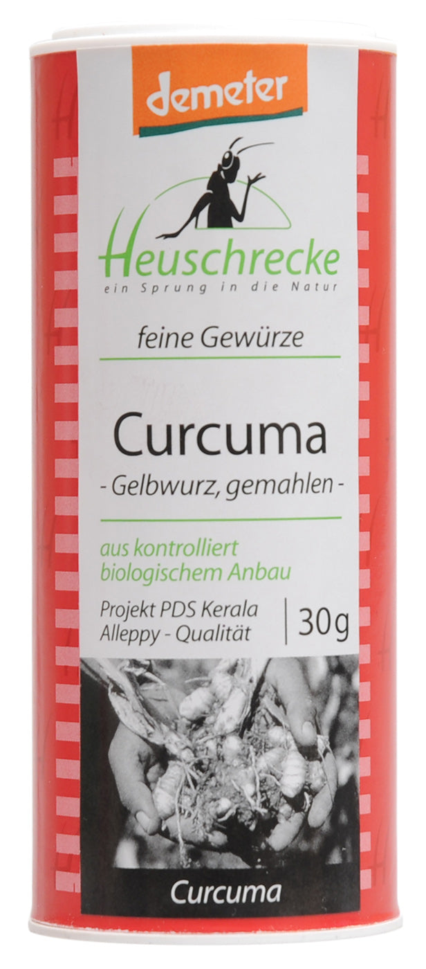 Bio demeter Curcuma, gemahlen, 30 g - YOGISHOP