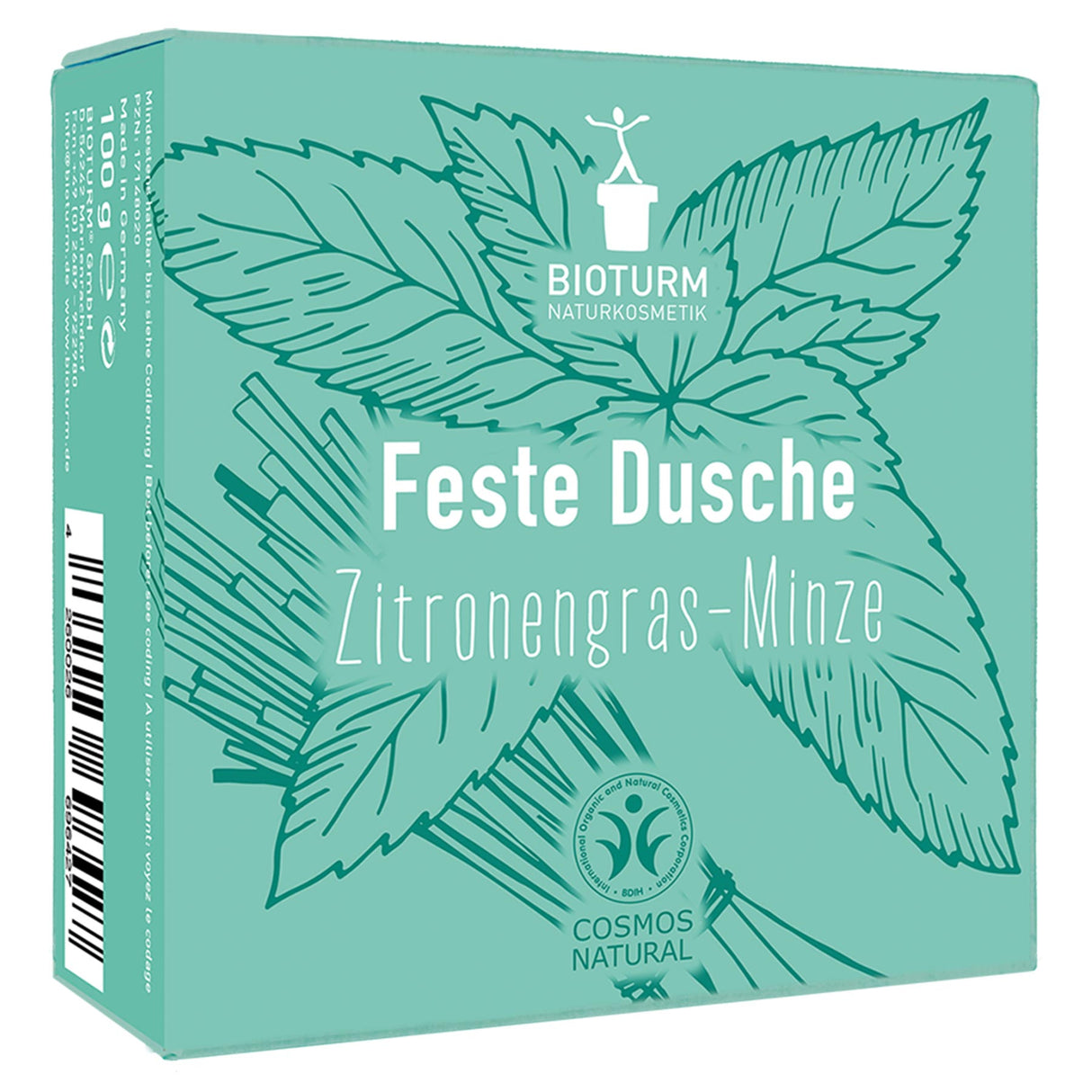 Feste Dusche Zitronengras-Minze, 100 g - AYURDEVA