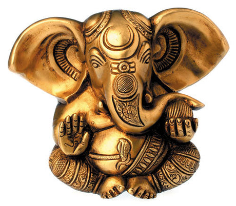 Ganesha aus Messing, 13cm - AYURDEVA