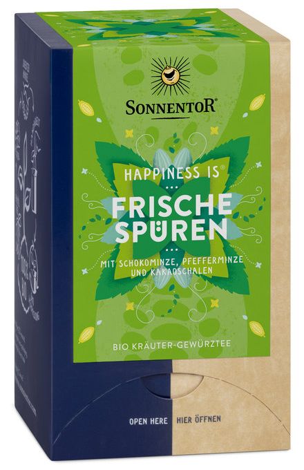 Bio Teemischung "Happiness is Frische spüren", 30,6 g - AYURDEVA