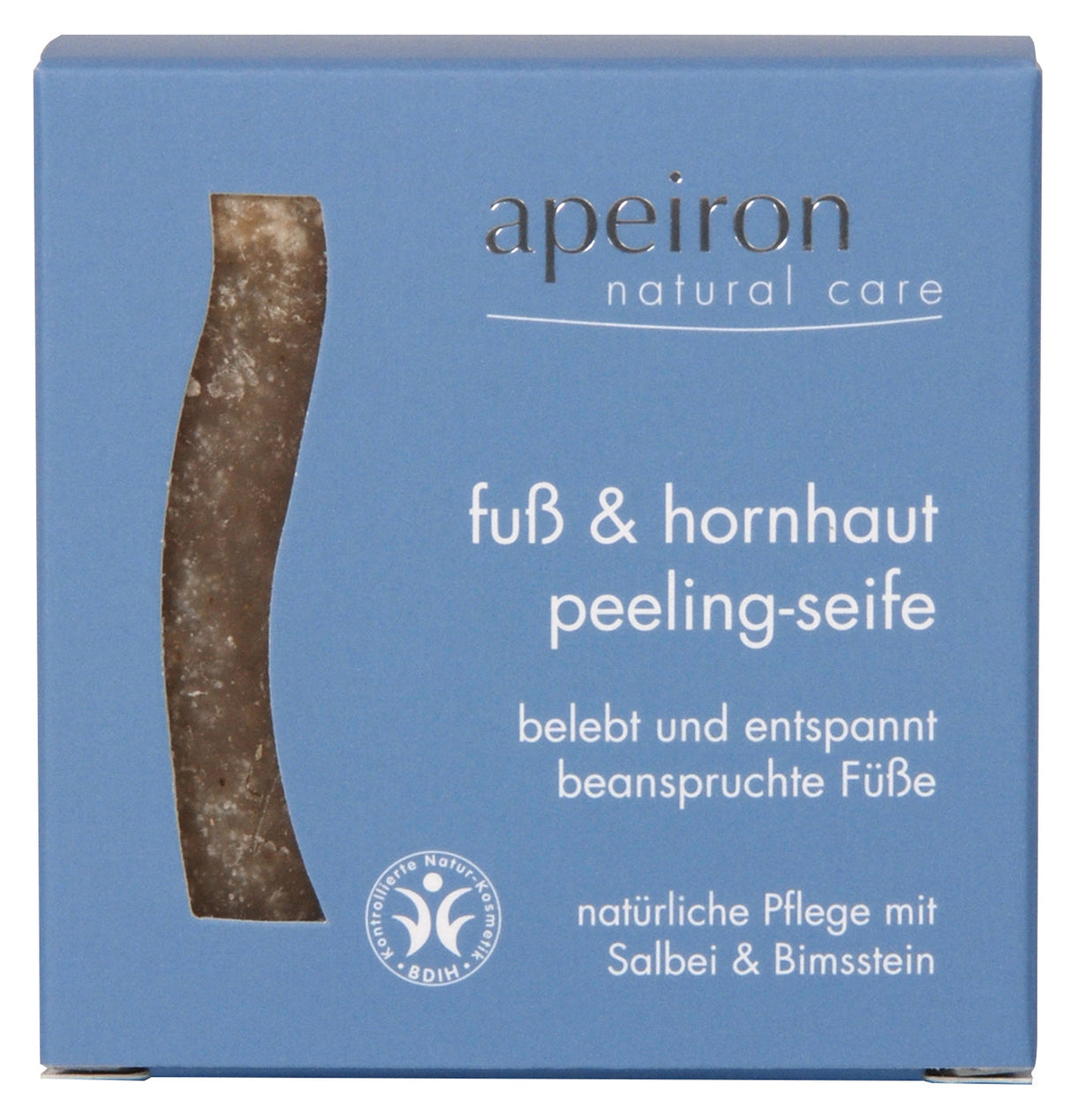 Apeiron Fuß & Hornhaut Peeling Seife, 100 g - YOGISHOP