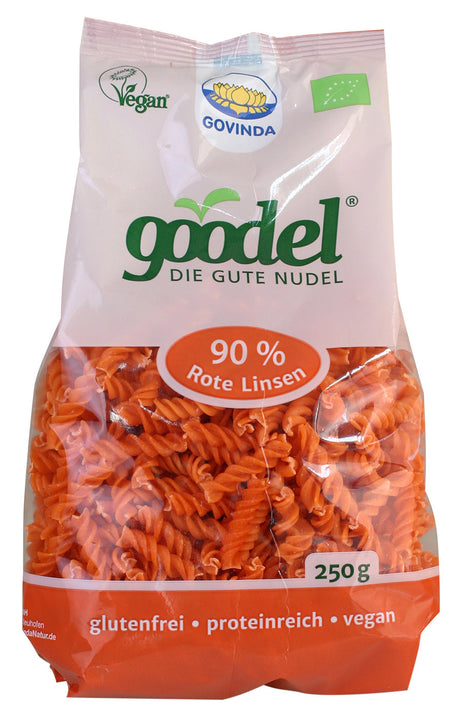 Bio Goodel - Die gute Nudel Rote Linsen, 250 g - YOGISHOP