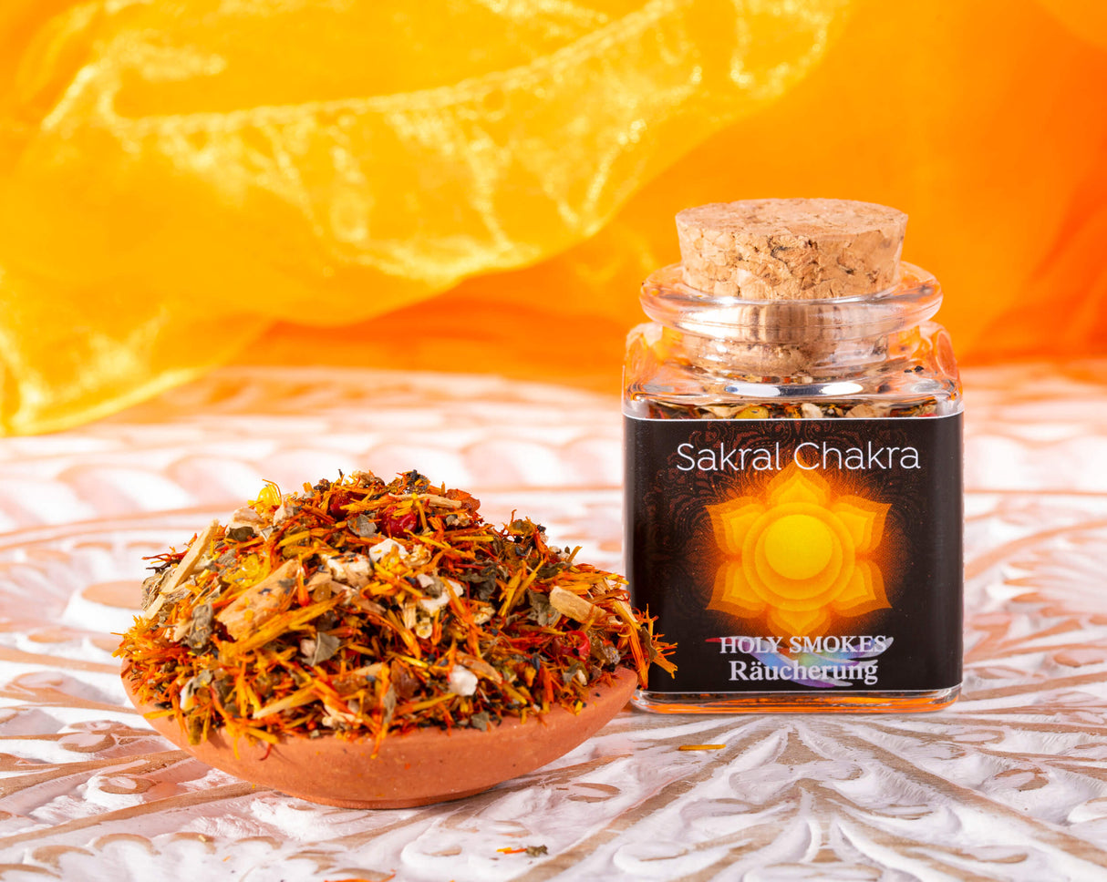Räuchermischung Sakral Chakra, 50 ml