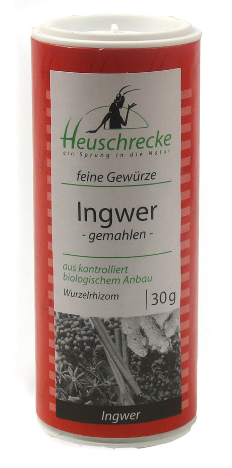 Bio Ingwer (gemahlen), 30 g - AYURDEVA