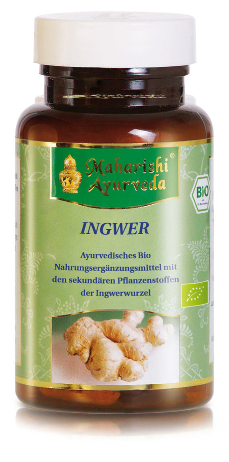 Bio Ingwer (60 Kapseln), 36 g - AYURDEVA