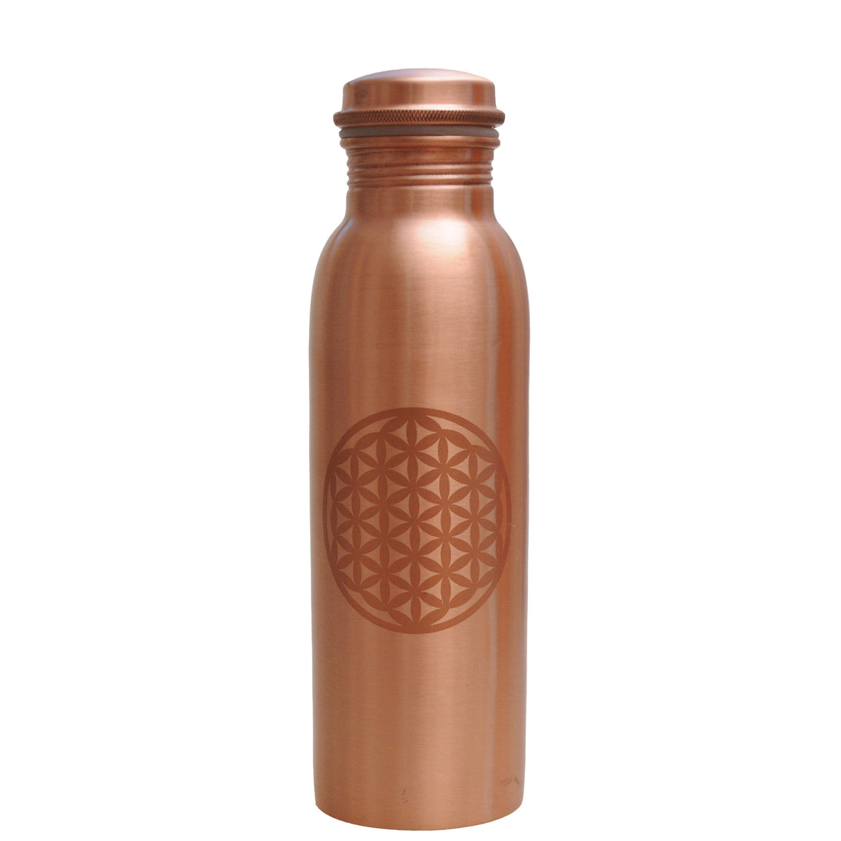 Copper Bottle Flower of Life, 0.75 l