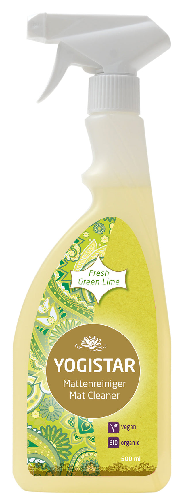 Bio Yogamatten-Reiniger - fresh green lime - 500 ml