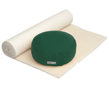 Yoga-Set Comfort Edition - Meditation natur 75 x 180 cm - grün