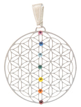 Blume des Lebens Anhänger Chakra - YOGISHOP