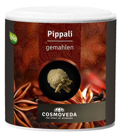 Bio Pippali (langer Pfeffer), gemahlen, 100 g - AYURDEVA