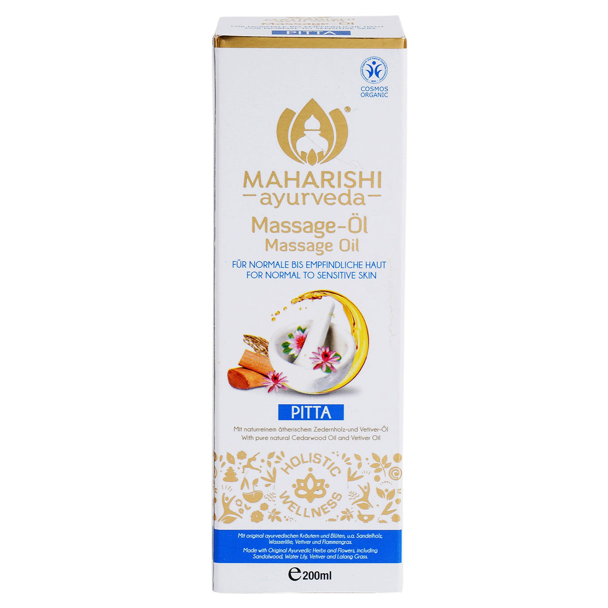 Pitta Massage Öl, 200 ml - YOGISHOP