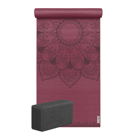 Yoga-Set Starter Edition - harmonic mandala (Yogamatte + 1 Yogablock) - YOGISHOP