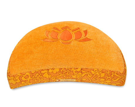Meditationskissen Shakti - Lotus - Halbmond - orange