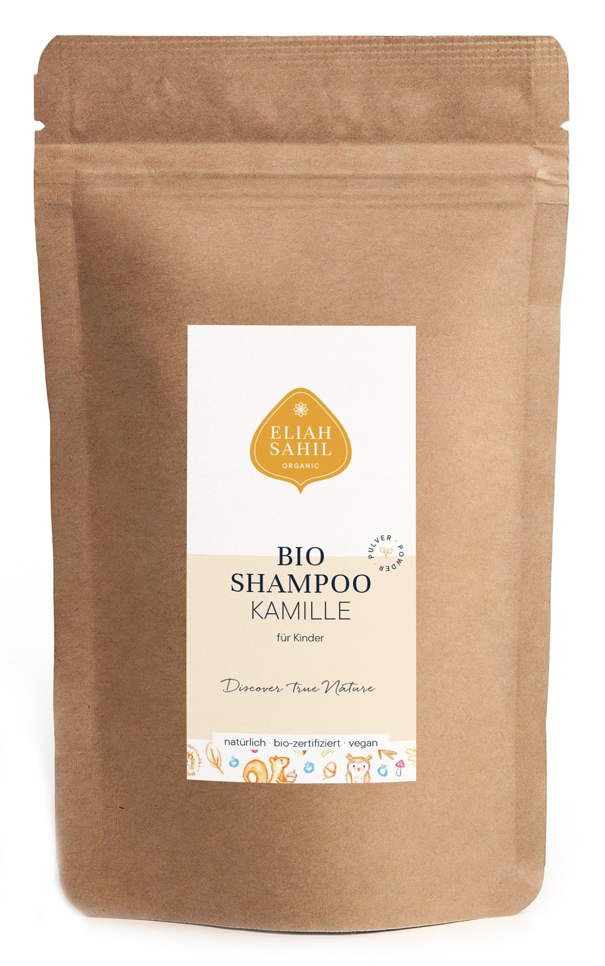 Bio Shampoo Powder für Kinder - Kamille, eco refill-bag, 250 g