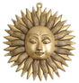 Wandsymbol "Sonne", Messing