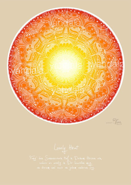 Yandala-Poster "Lovely heat"