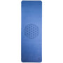 Yogamatte TPE ecofriendly - Blume des Lebens - blau/hellblau