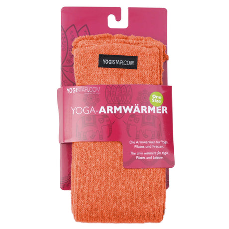 Yoga-Armwärmer - pumpkin apricot - Wolle