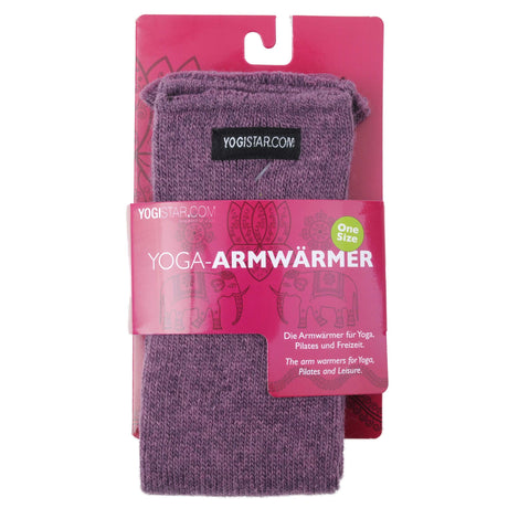 Yoga-Armwärmer - elderberry - Wolle