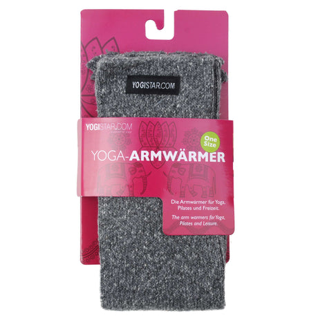 Yoga-Armwärmer - graphite - Baumwolle