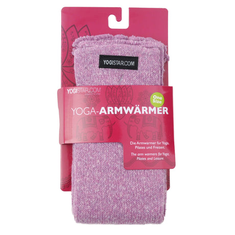 Yoga-Armwärmer - rose - Baumwolle
